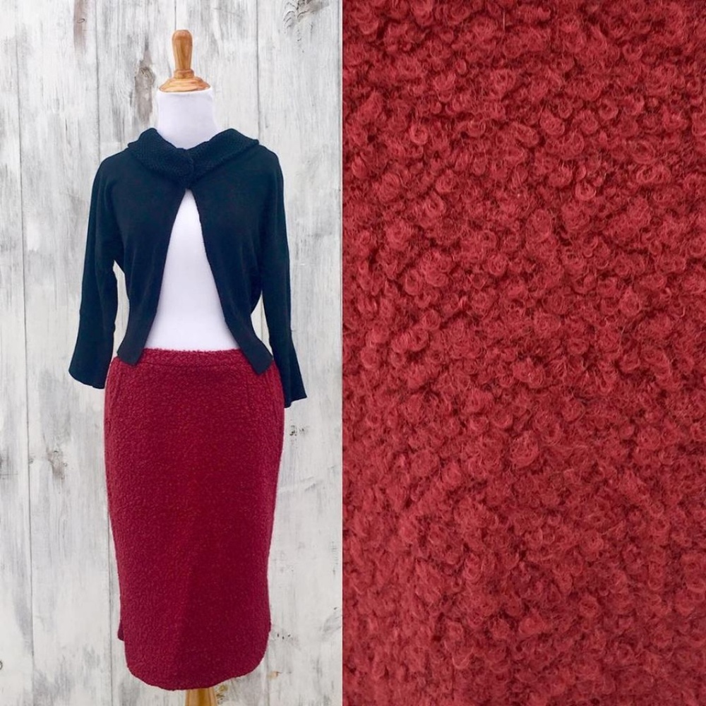 Joe Fresh Cranberry Pencil Skirt, size 4